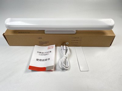 Портативна світлодіодна лампа на акумуляторі 34 см Білий LED_L034 фото
