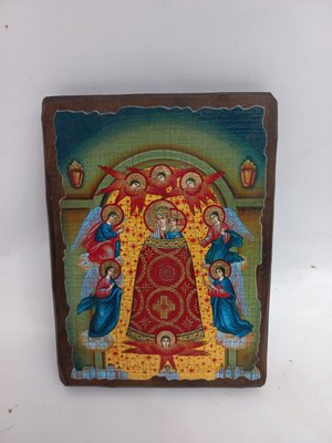 Икона Образ Богородицы "Добавление разума", ручная работа 1648684505 фото