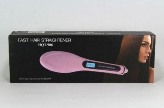 Электрическая расческа-выпрямитель Fast Hair Streightener HQT-906 HQT-906 фото
