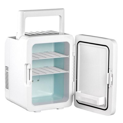 Міні холодильник, холодильник для косметики, міні холодильник для автомобіля 8 л 1733302759 фото