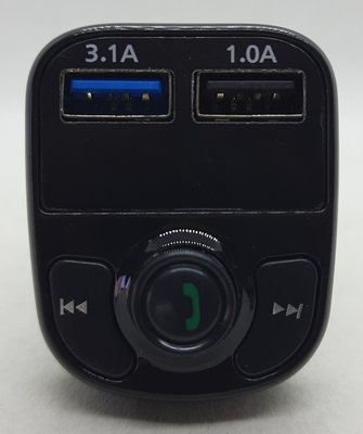 Трансмиттер адаптер в прикуриватель универсальный Х8 Bluetooth USBx2 3.1A Ad_v2 фото