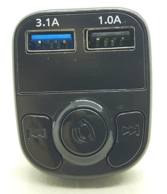 Трансмиттер адаптер в прикуриватель универсальный Х22 Bluetooth USBx2 3.1A Ad_х22 фото