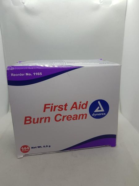 Американский крем против ожогов Dynarex First Aid Burn Cream Packet 0.9 g 144шт. 1675774588 фото