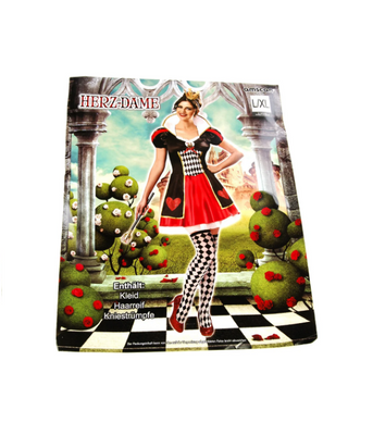 Жіночий костюм карнавальний Amscan "Червова королева" L - XL Чорно-червоний 1371598468 фото