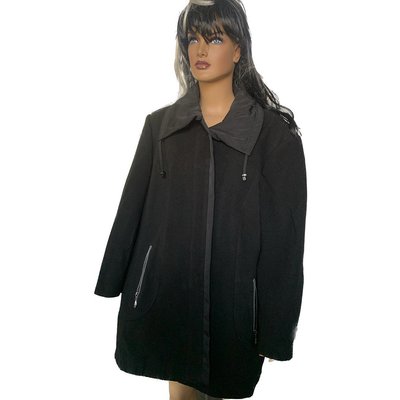 Куртка жіноча пальто Чорний розмір 54 1816271476 фото