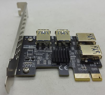 Карта адаптер PCIe 1x 4 USB 3.0 1710177922 фото